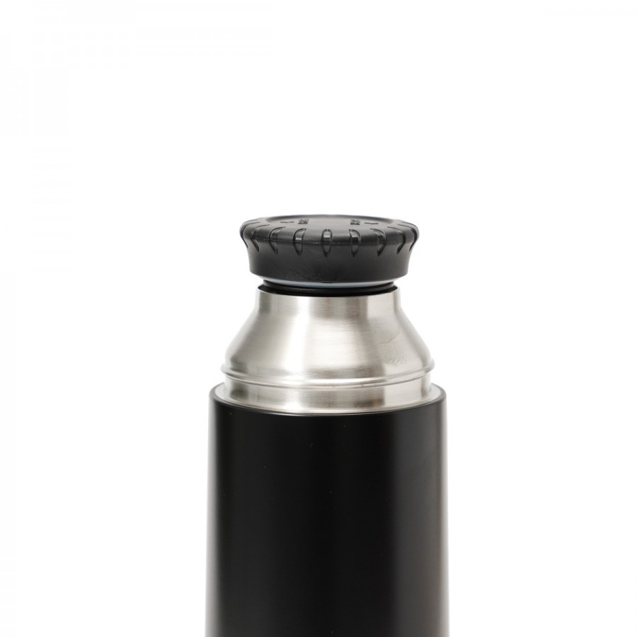 Termo 1000 ml con Tapa a Rosca Pico Vertedor y Taza Thermos Negro
