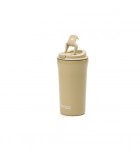 Vaso Térmico 500 ml Doble con Tapa y Sorbete Thermos Arena