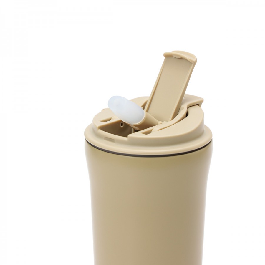 Vaso Térmico 500 ml Doble con Tapa y Sorbete Thermos Arena