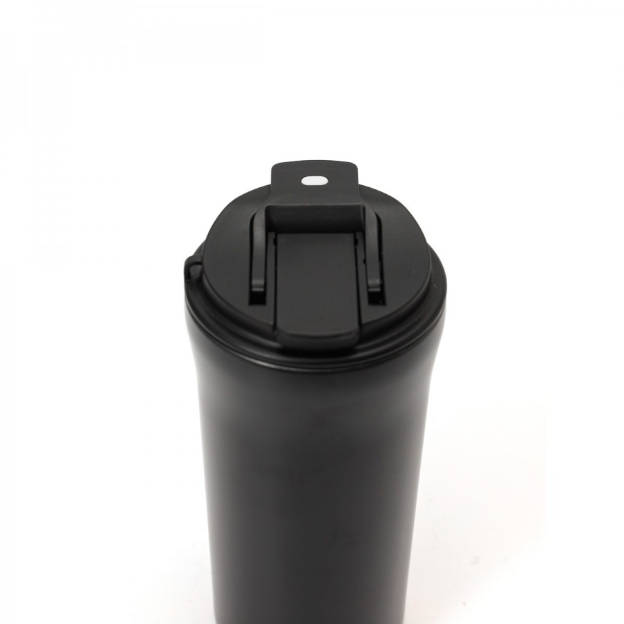 Vaso Térmico 500 ml Doble con Tapa y Sorbete Thermos Negro