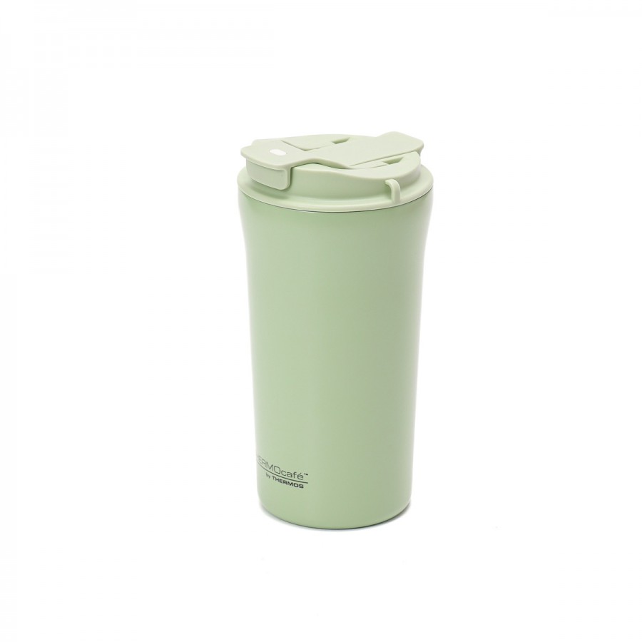 Vaso Térmico 500 ml Doble con Tapa y Sorbete Thermos Verde