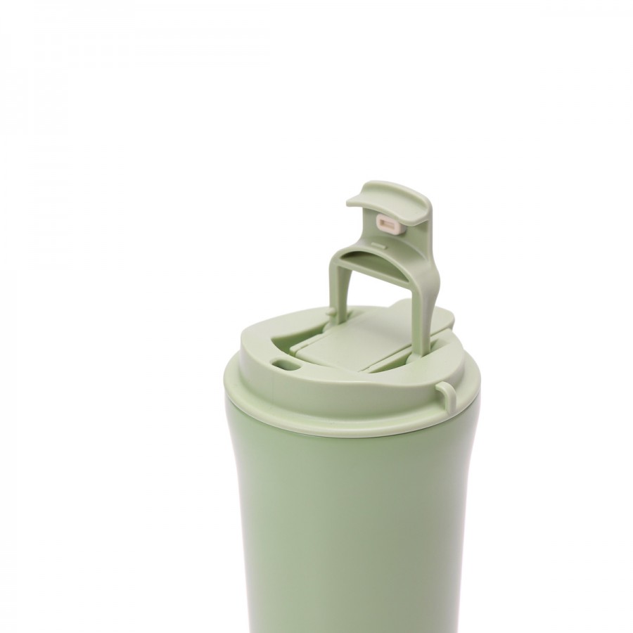 Vaso Térmico 500 ml Doble con Tapa y Sorbete Thermos Verde