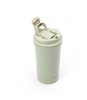 Vaso Térmico 500 ml Doble con Tapa y Sorbete Thermos Verde