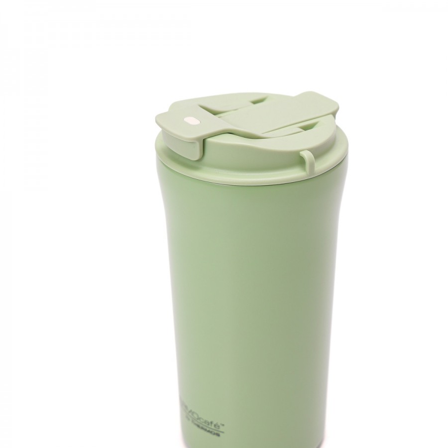 Vaso Térmico 500 ml Doble con Tapa y Sorbete Thermos Verde