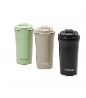 Vaso Térmico 500 ml Doble con Tapa y Sorbete Thermos Verde