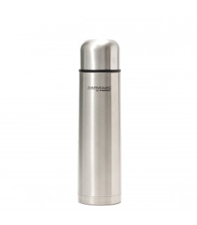Termo 1000 ml con Tapa a Rosca Pico Vertedor y Taza Thermos Acero