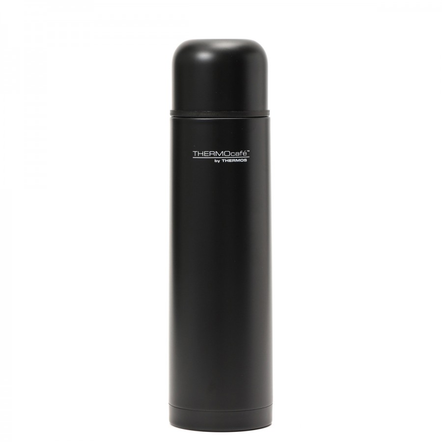 Termo 1000 ml con Tapa a Rosca Pico Vertedor y Taza Thermos Negro