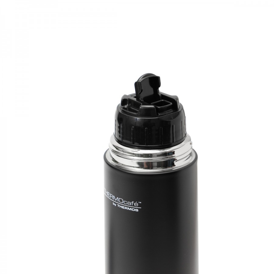 Termo 1000 ml con Tapa a Rosca Pico Vertedor y Taza Thermos Negro