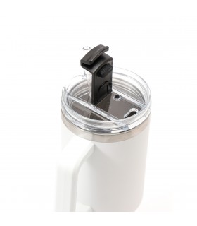 Taza de Viaje Térmica 1200 ml con Asa y Sorbete Thermos Blanco