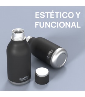 Botella Térmica Urban Black 460 ml Asobu