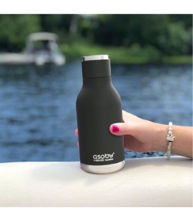 Botella Térmica Urban Black 460 ml Asobu