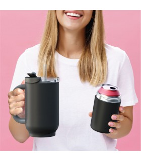 Vaso Térmico Duplex Black 660 ml y 360 ml Asobu