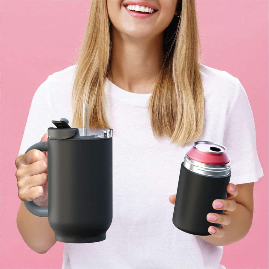 Vaso Térmico Duplex Black 660 ml y 360 ml Asobu