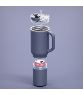 Vaso Térmico Duplex Slate Gray 660 ml y 360 ml Asobu