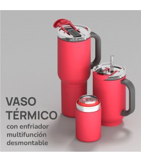 Vaso Térmico Duplex Red 660 ml y 360 ml Asobu