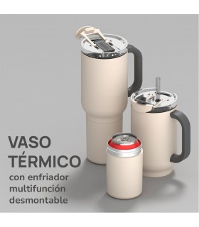 Vaso Térmico Duplex White 660 ml y 360 ml Asobu