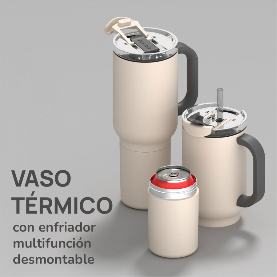 Vaso Térmico Duplex White 660 ml y 360 ml Asobu