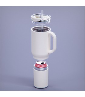Vaso Térmico Duplex White 660 ml y 360 ml Asobu