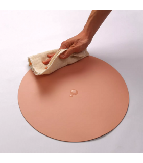 Individual De Mesa Circular Rosa