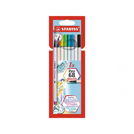 8 Marcadores Pen 68 Stabilo
