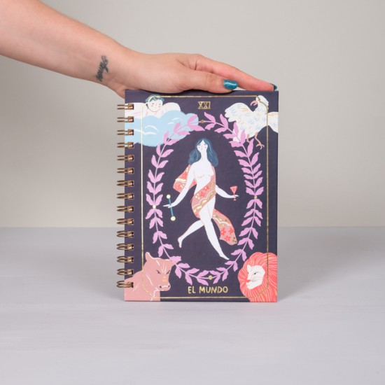 Cuaderno A5 Rayado El Mundo Fera Design