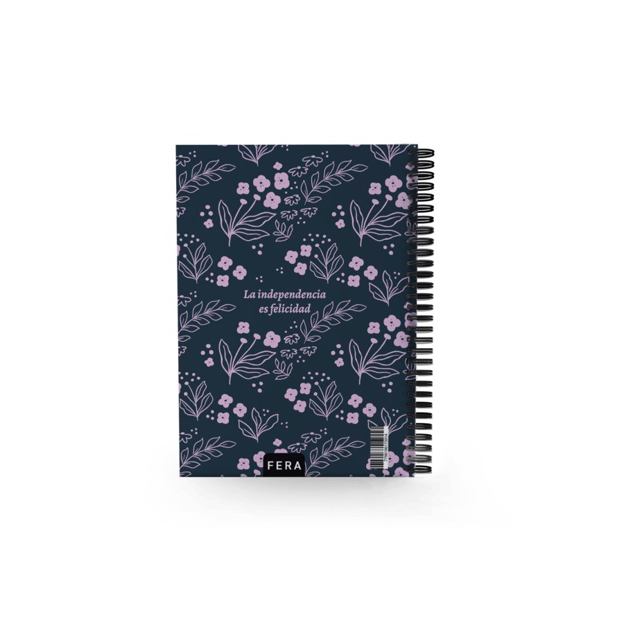 Cuaderno A5 Rayado El Mundo Fera Design