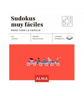 Libro con Juegos Alma Sudokus Muy Fáciles para Toda la Famila
