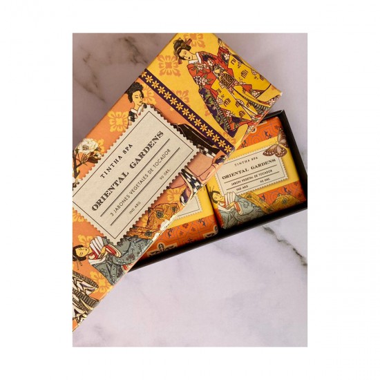 Caja De 3 Jabones De Tocador Vegetales De 90 gr Tintha
