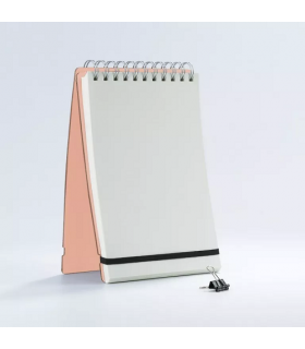 Anotador Studio A5 Liso De Cuero Reciclado Rosa