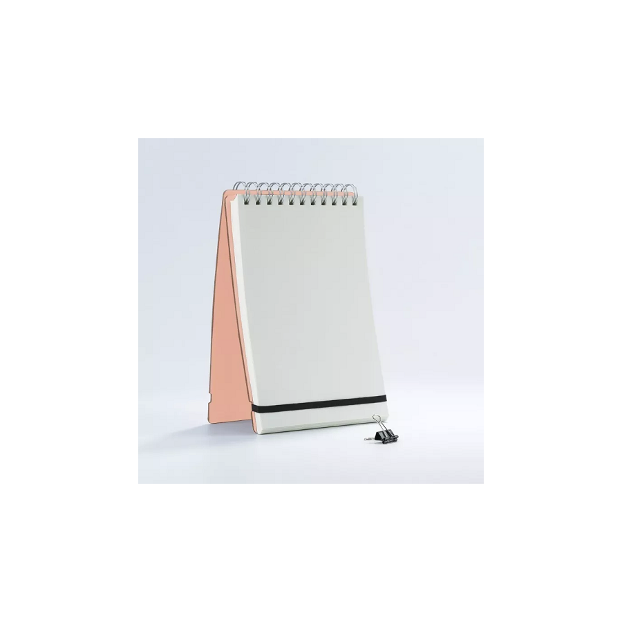 Anotador Studio A5 Liso De Cuero Reciclado Rosa