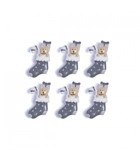 6 Broches Ositos