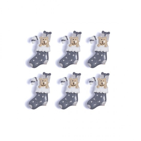 6 Broches Ositos