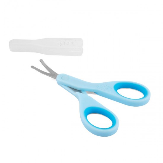 Tijeras Para Bebés Con Protector Celeste