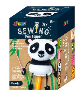 Kit de Costura Pen Topper Panda Avenir