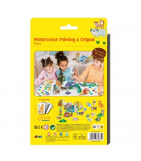 Kit de Acuarelas y Origami Pets Avenir