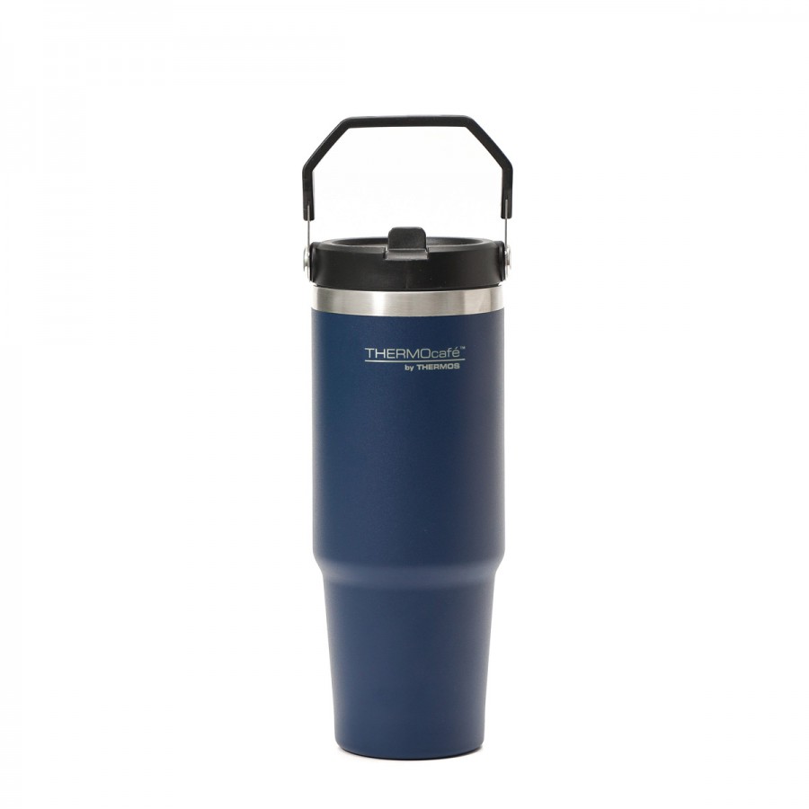 Vaso Térmico 880 ml con Tapa con Pico y Manija Thermos Azul