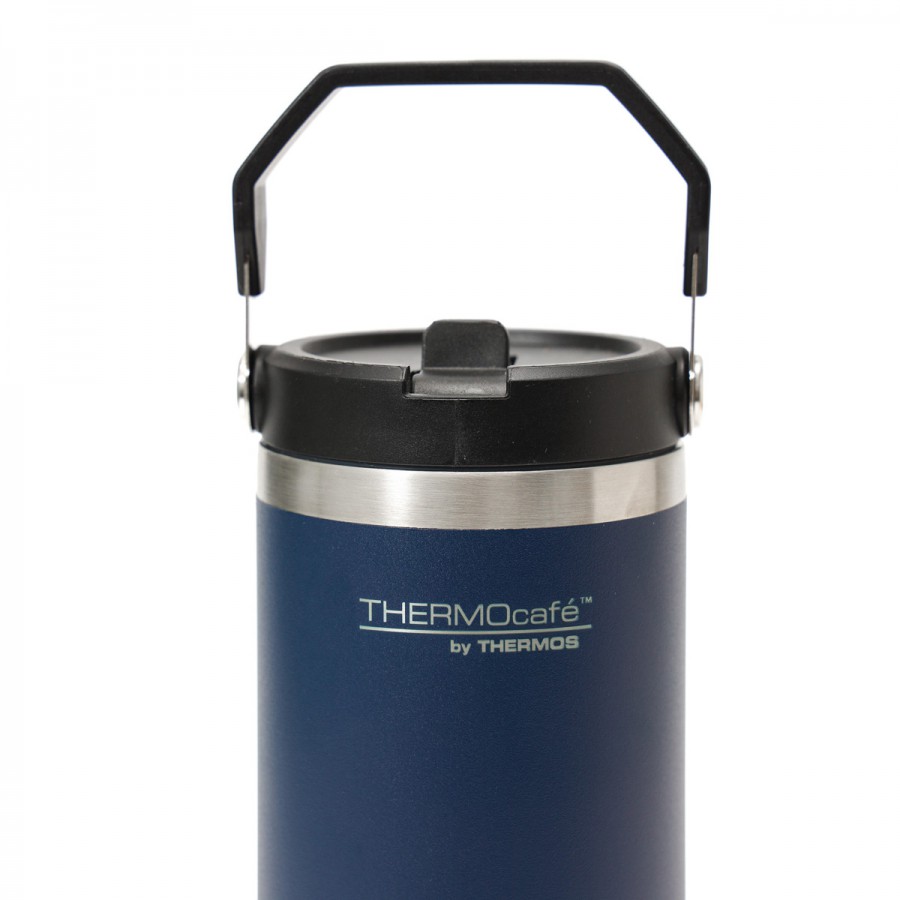 Vaso Térmico 880 ml con Tapa con Pico y Manija Thermos Azul