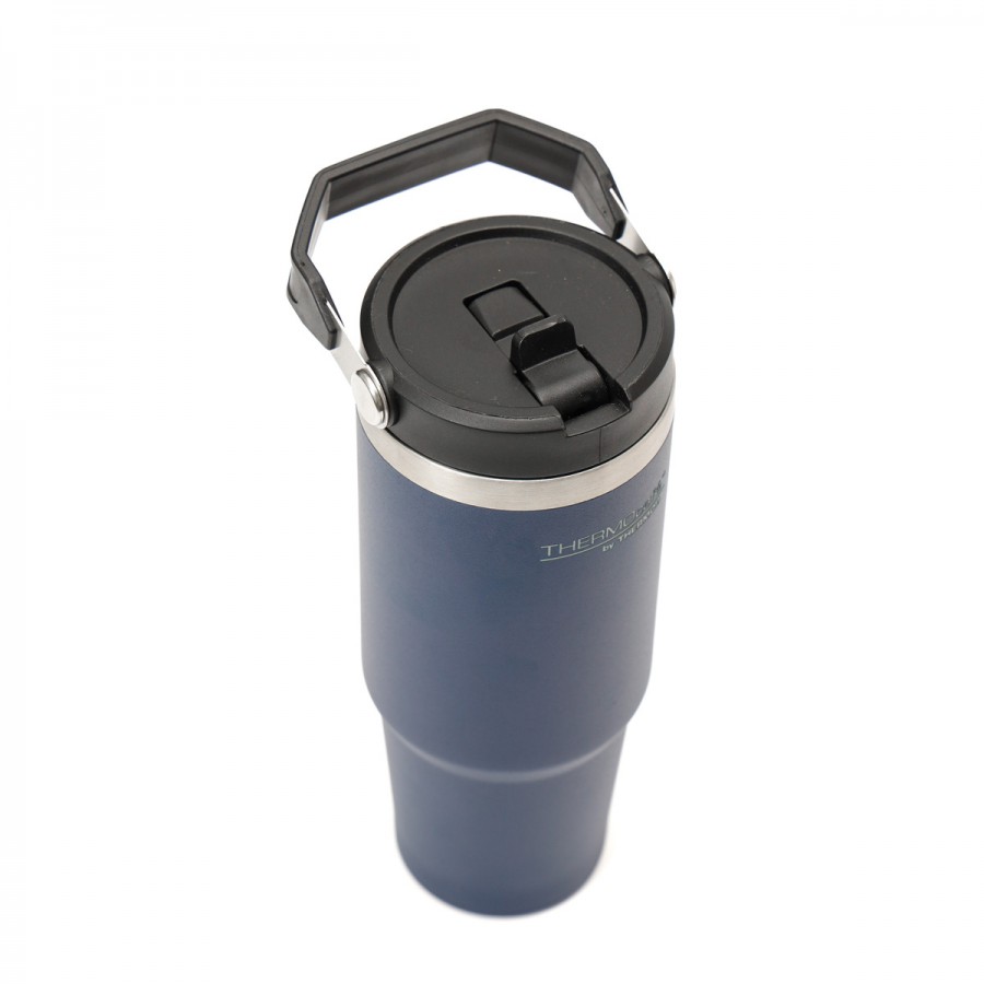 Vaso Térmico 880 ml con Tapa con Pico y Manija Thermos Azul