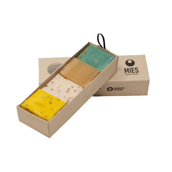 Caja de 4 Jabones Surtidos de 230 g Mies