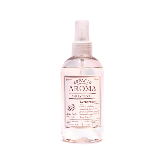 Aromatizador Textil 250 ml Línea Clásica Maderas Espacio Aroma