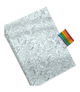 Lonita para Pintar Liviano con Estampado de Golosinas