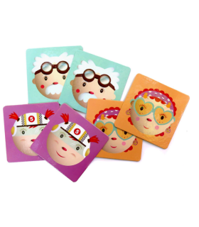 Juego de Mesa Memo Fiesta de Disfraces Juguetes Clap