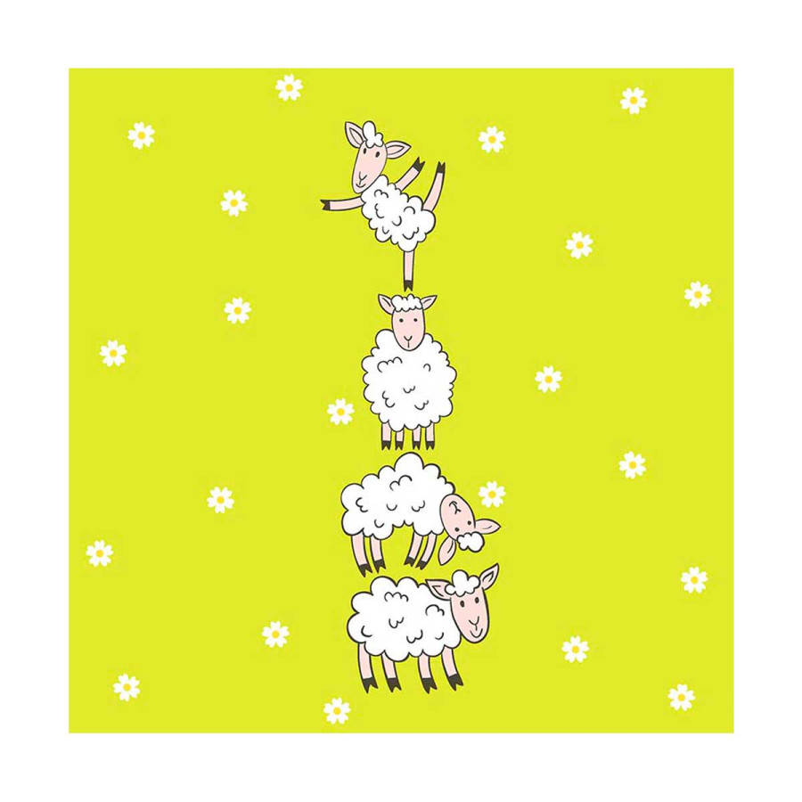 Servilletas 33 x 33 cm Happy Lambs