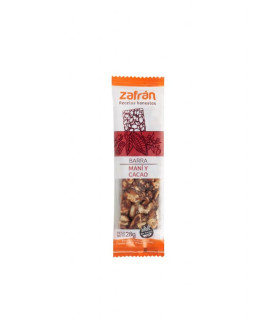 Barrita Zafran de maní y cacao sin TACC