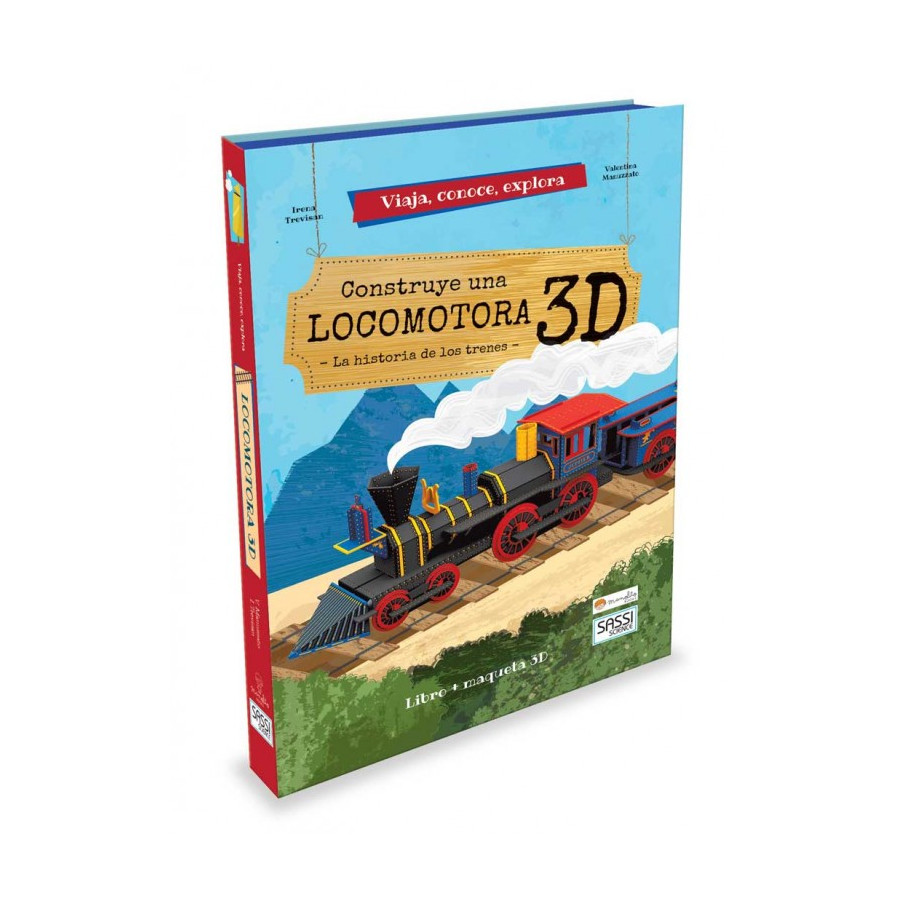 Libro Más Maqueta 3D Locomotora