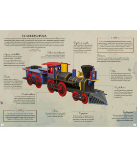 Libro Más Maqueta 3D Locomotora