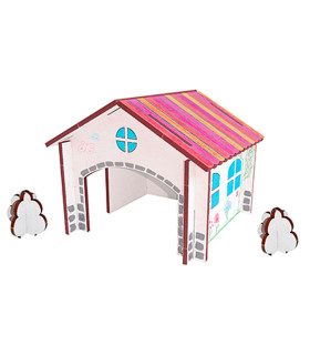 Casa para Pintar de Juguete Mis Calles