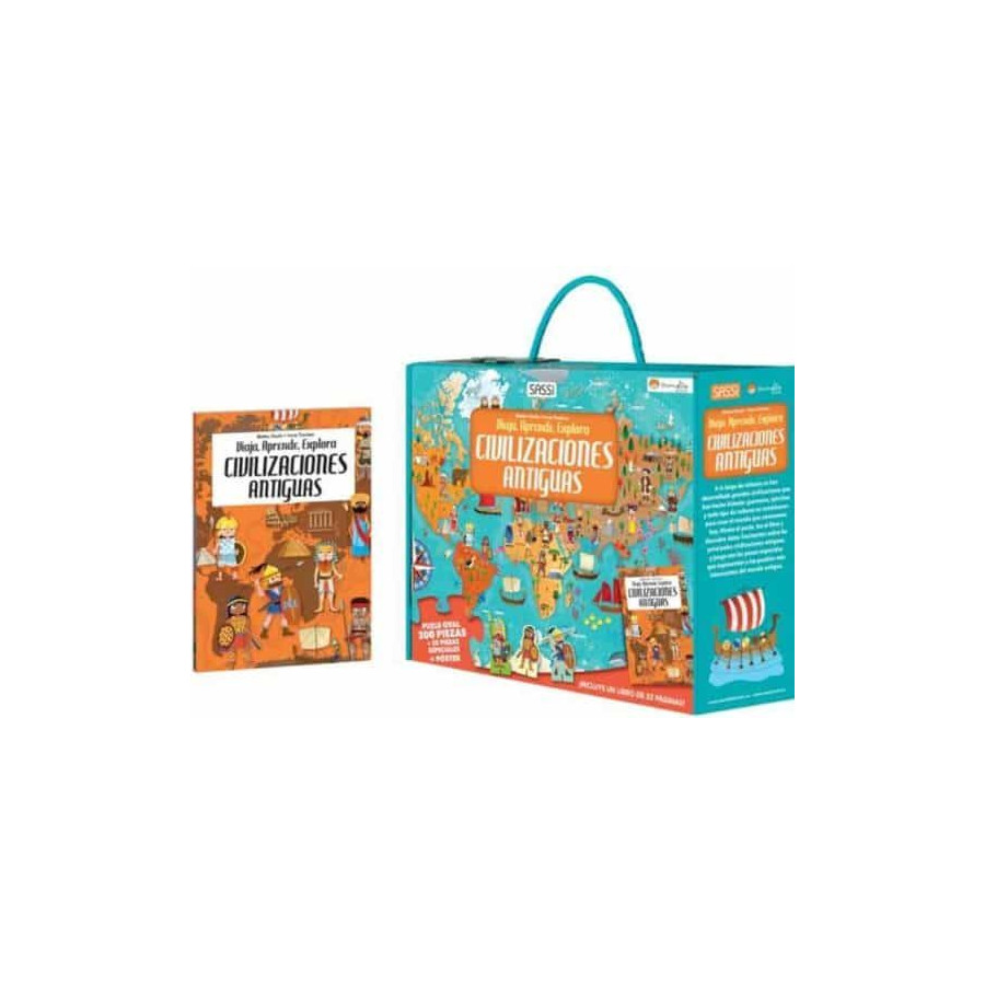 Libro Más Rompecabezas Civilizaciones Antiguas