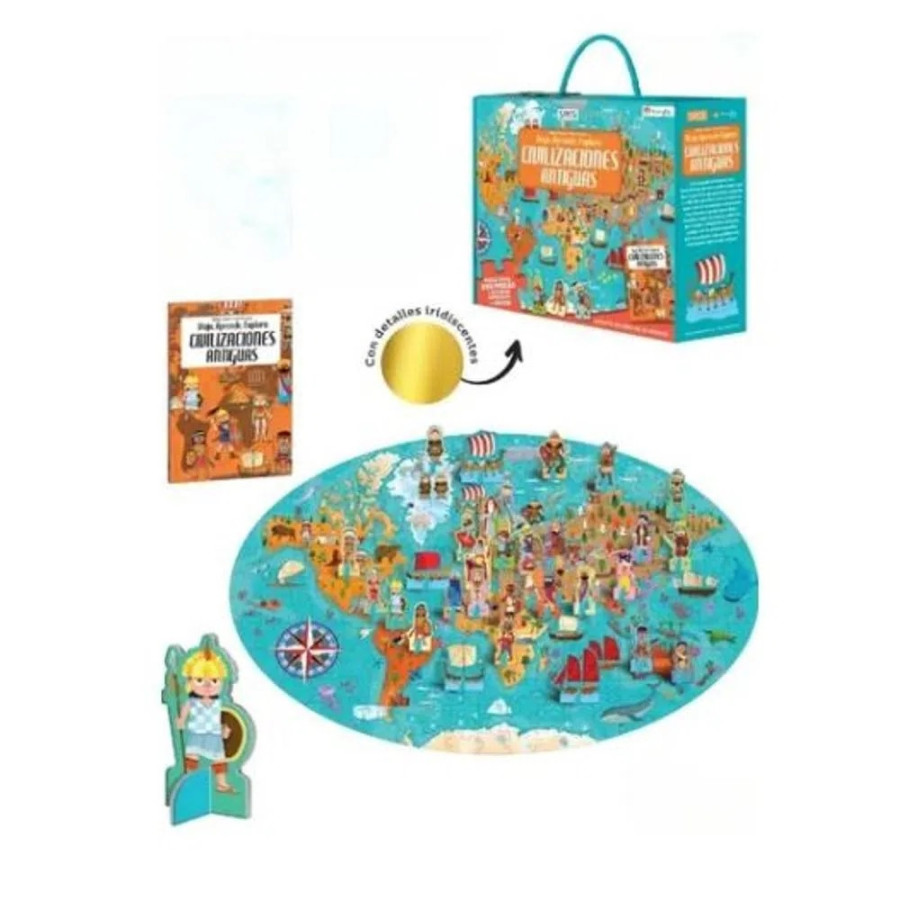 Libro Más Rompecabezas Civilizaciones Antiguas