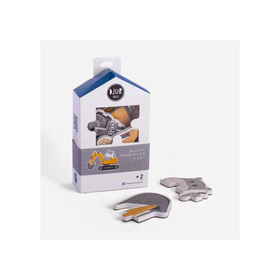 Rompecabezas Magnetico Transportes Hipopotamo